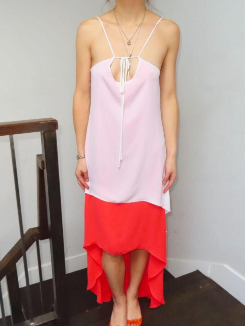 Women's Orange and Multi Dress